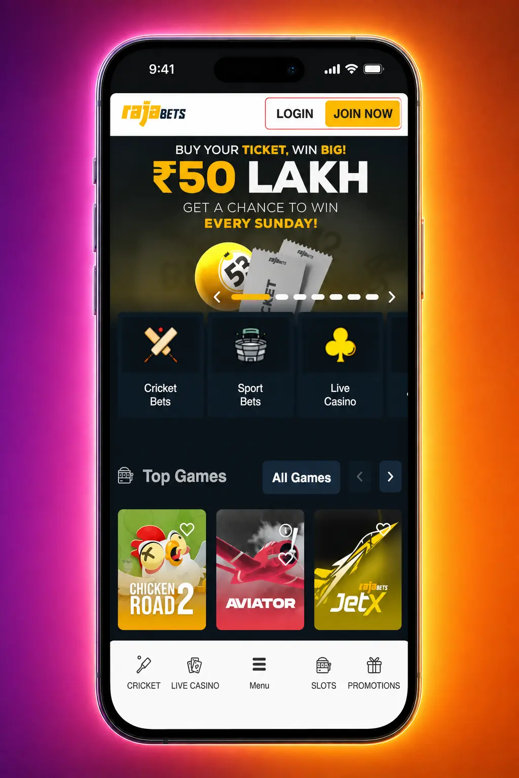 Steps to apply a Monopoly Live bonus code at RajaBets