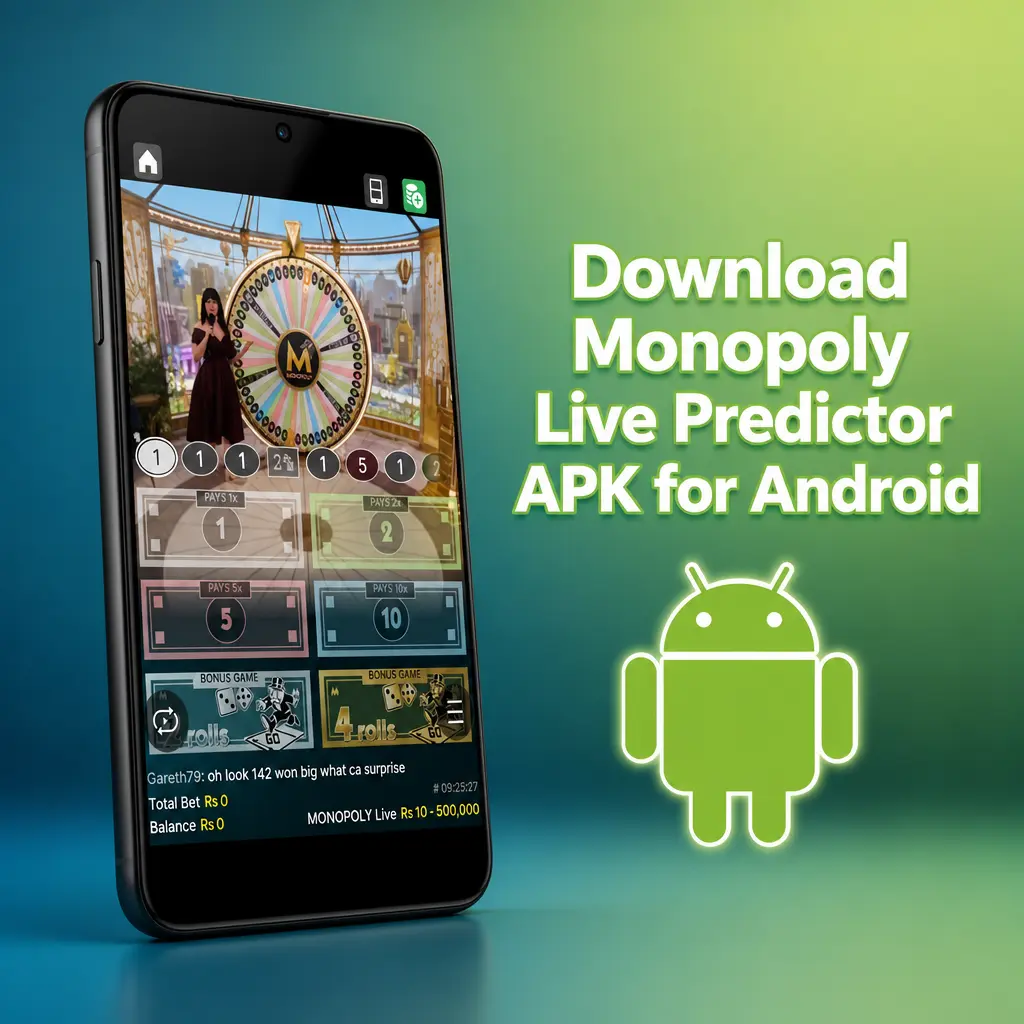 Monopoly Live Predictor APK download screen for Android