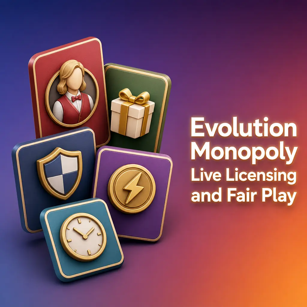 Monopoly Live wheel with licensing and fair play verification