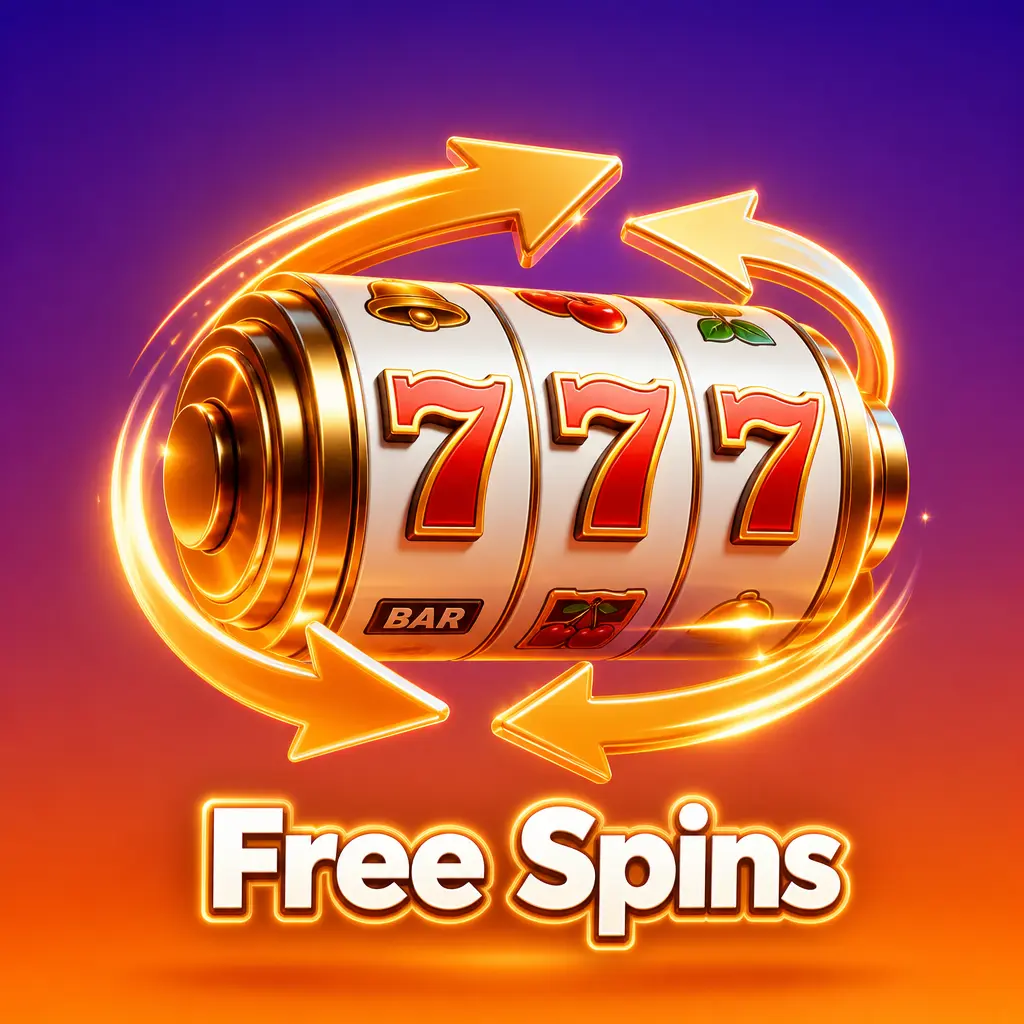 Free spins on a connected slot title