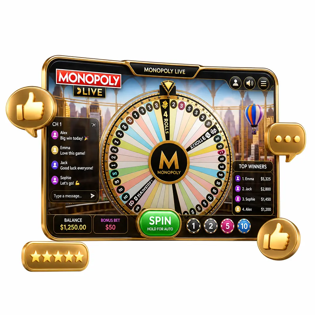 Monopoly Live casino signals shared in a Telegram group