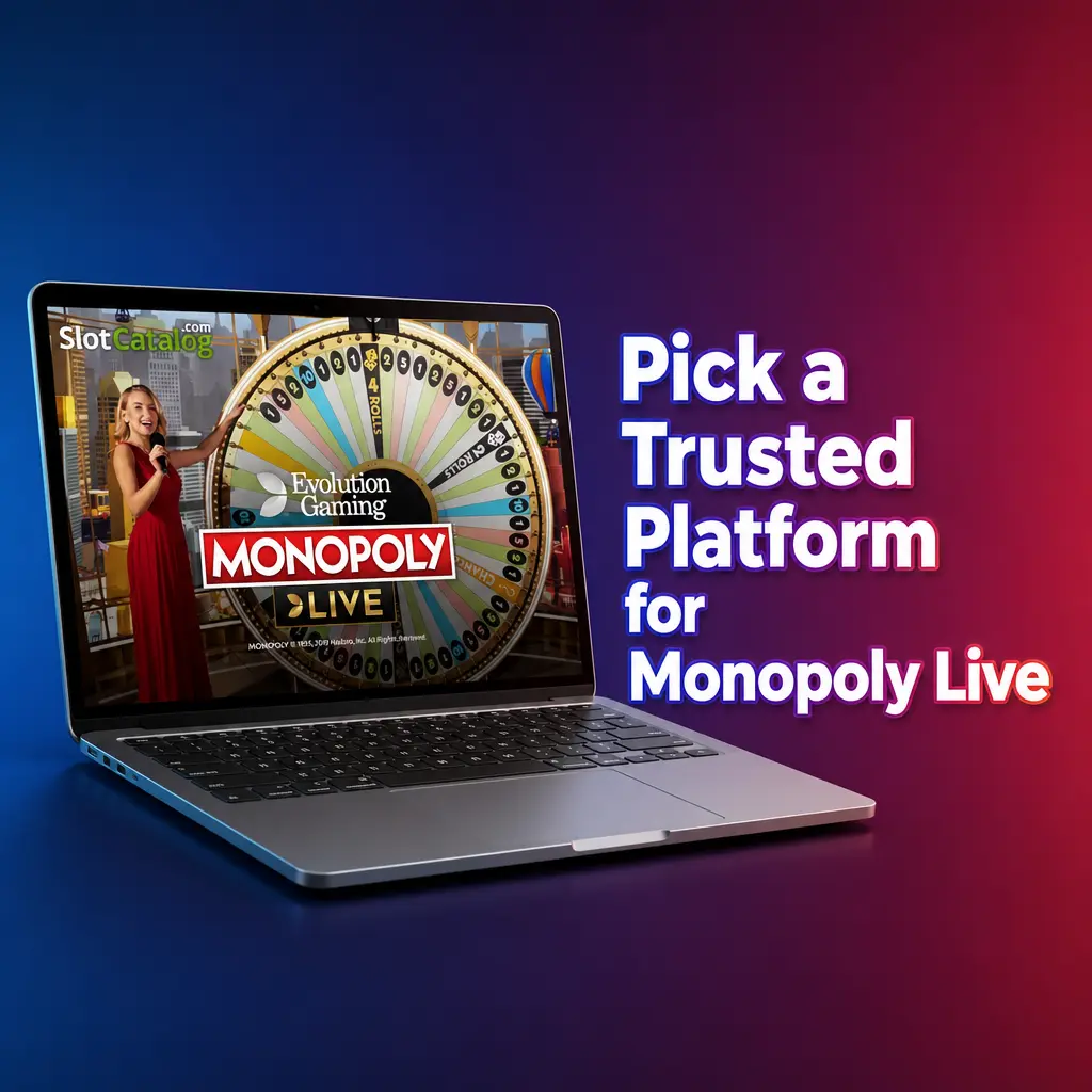 Monopoly Live wheel on a trusted online casino platform
