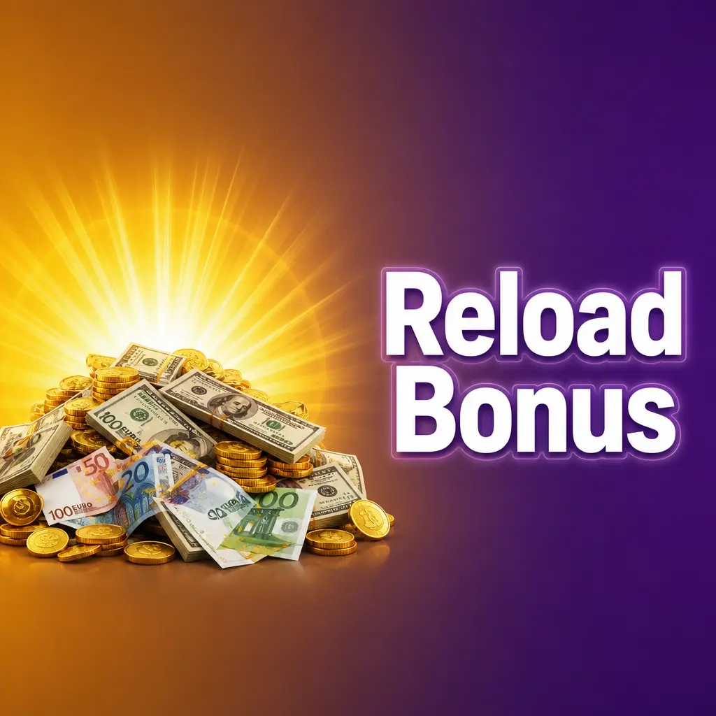 Reload bonus deposit match illustration