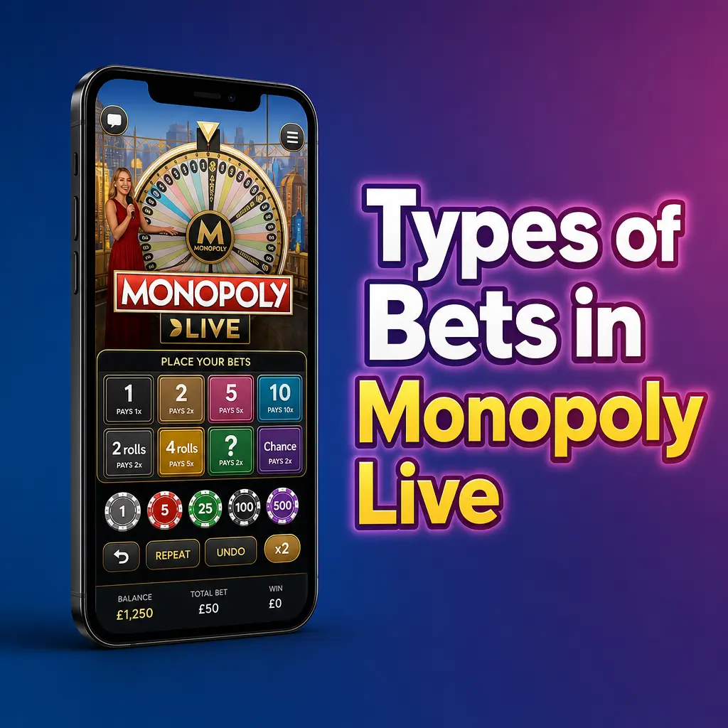 Monopoly Live betting spots on the wheel table
